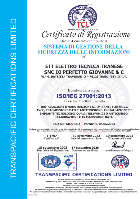 ETT ISO 27001