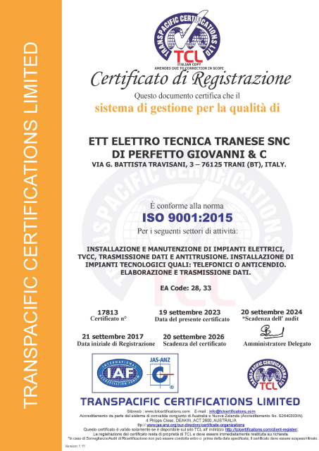 ETT ISO 9001